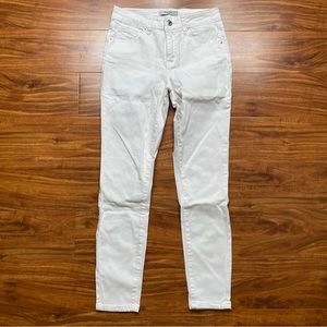 3/$25 Sexy Fab Jeans White Midrise Stretch Ankle Skinny Jeans Size 3 Streetwear